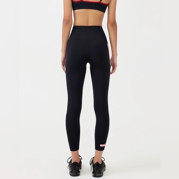 PE Nation Salto Legging Black High Rise Logo Activewear | Size M - Picture 5 of 16